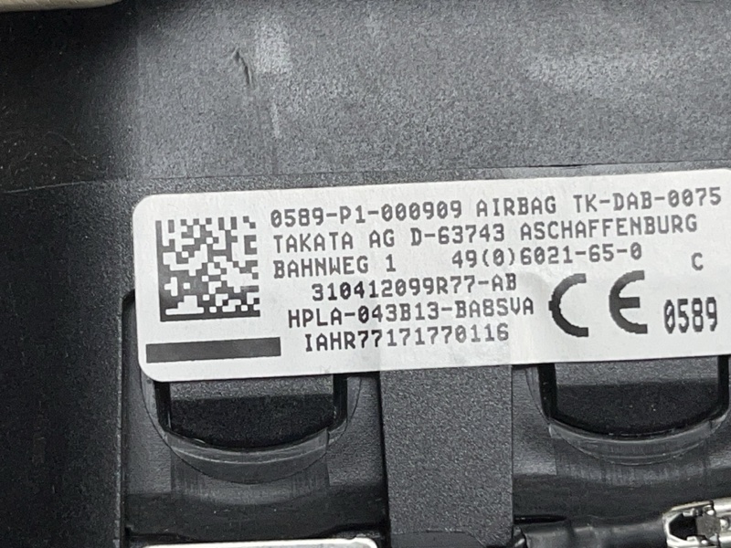 Подушка безопасности в руль Land Rover Range Rover Sport (L494, 2017г.)
