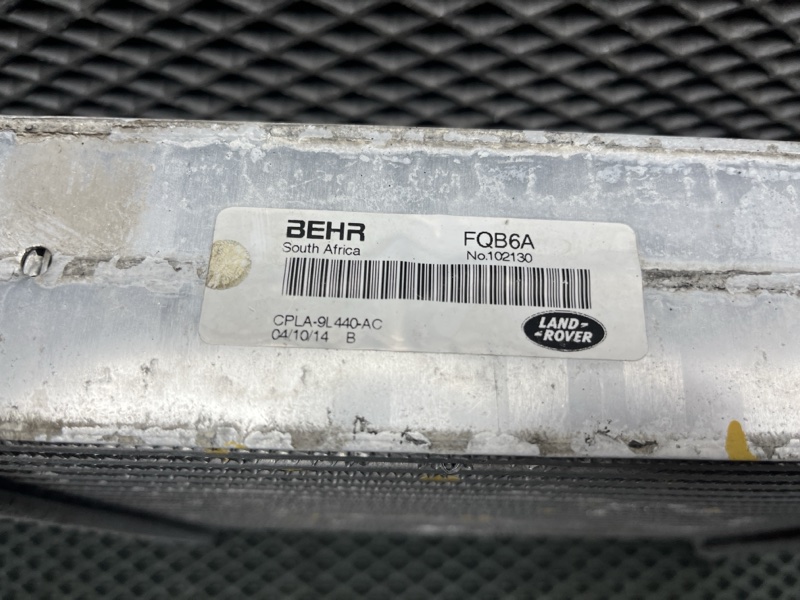 Интеркулер Land Rover Range Rover Sport (L494, 2015г.)