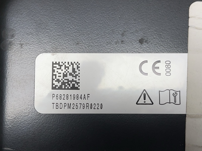 Подушка безопасности пассажира Jeep Wrangler (JL, 2020г.)