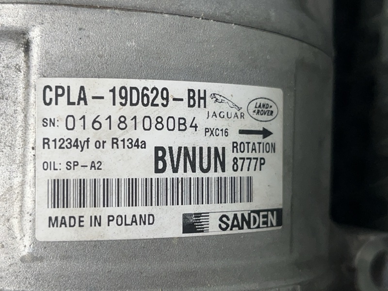 Компрессор кондиционера Land Rover Range Rover Sport (L494, 2021г.)