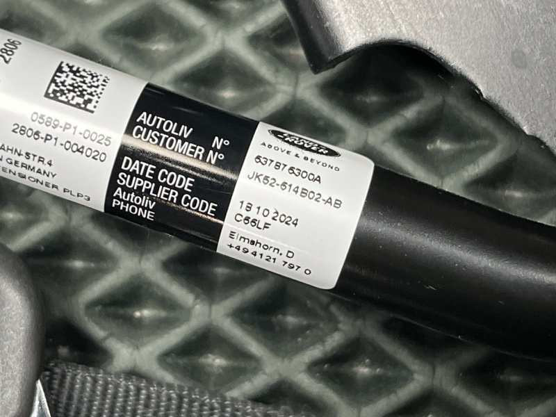 Ремень безопасности Land Rover Range Rover Sport (L461, 2025г.)